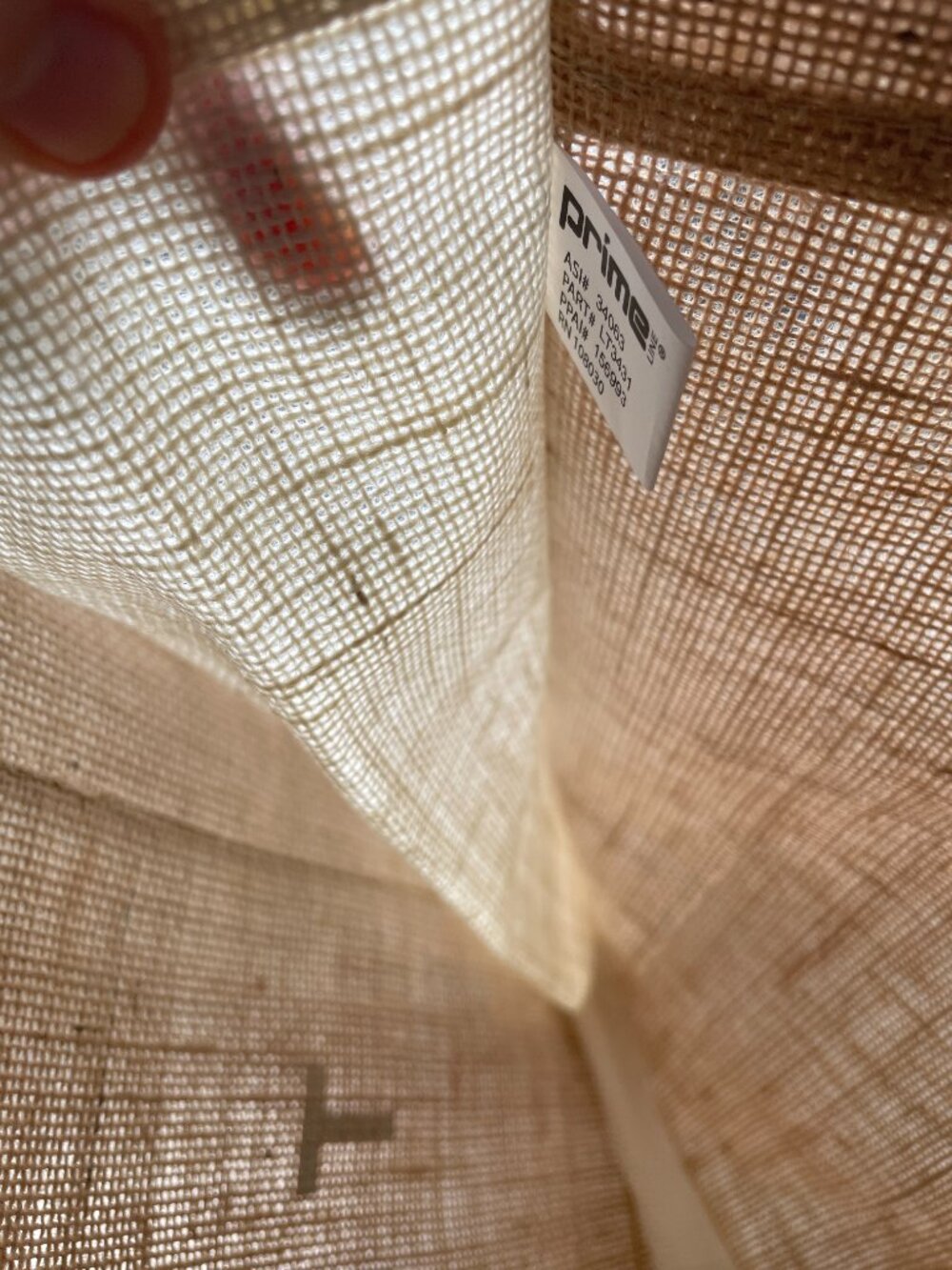 The Cove Atlantis in the Bahamas-tan jute burlap beach bag - Picture 4 of 7